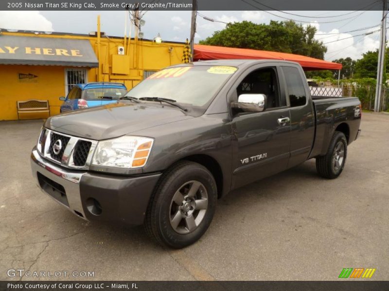 Smoke Gray / Graphite/Titanium 2005 Nissan Titan SE King Cab