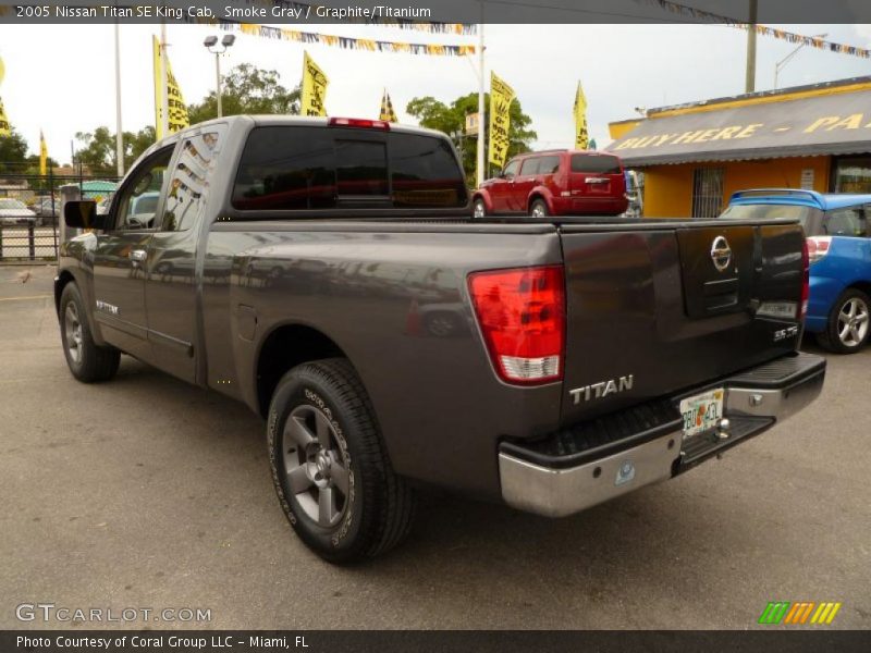 Smoke Gray / Graphite/Titanium 2005 Nissan Titan SE King Cab