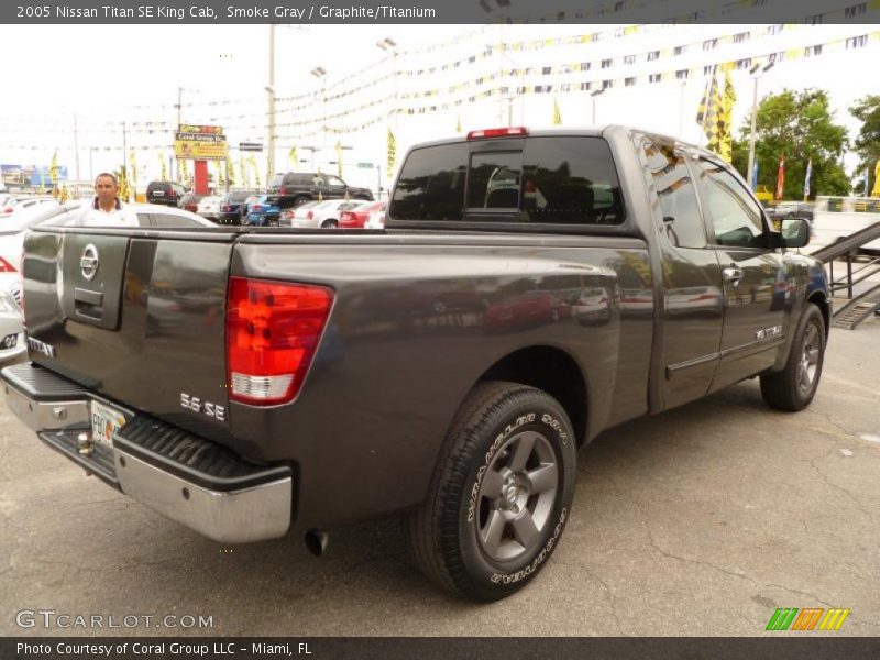 Smoke Gray / Graphite/Titanium 2005 Nissan Titan SE King Cab