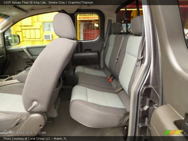 Smoke Gray / Graphite/Titanium 2005 Nissan Titan SE King Cab