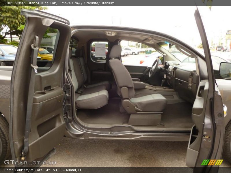 Smoke Gray / Graphite/Titanium 2005 Nissan Titan SE King Cab