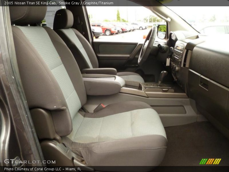 Smoke Gray / Graphite/Titanium 2005 Nissan Titan SE King Cab