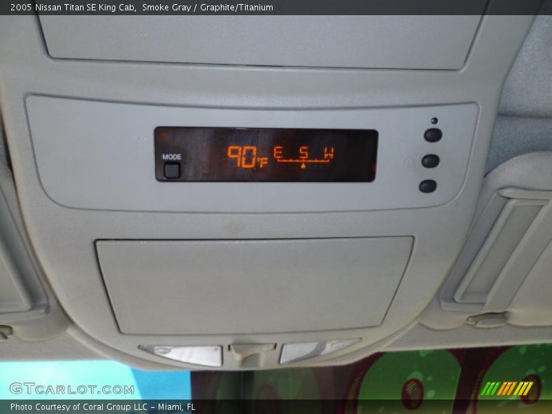 Smoke Gray / Graphite/Titanium 2005 Nissan Titan SE King Cab