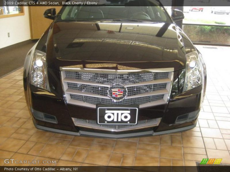 Black Cherry / Ebony 2009 Cadillac CTS 4 AWD Sedan