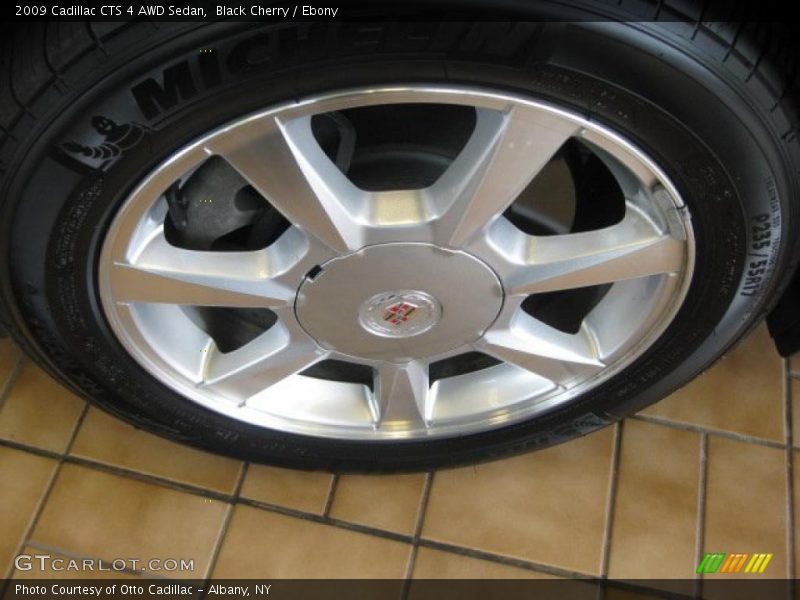 Black Cherry / Ebony 2009 Cadillac CTS 4 AWD Sedan