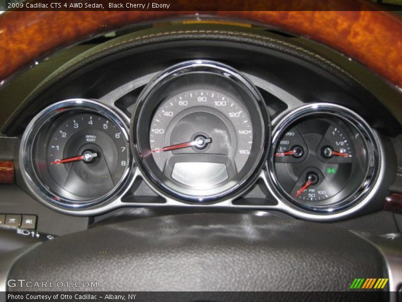 Black Cherry / Ebony 2009 Cadillac CTS 4 AWD Sedan