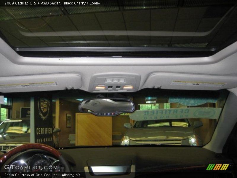 Black Cherry / Ebony 2009 Cadillac CTS 4 AWD Sedan