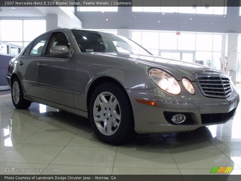 Pewter Metallic / Cashmere 2007 Mercedes-Benz E 320 Bluetec Sedan