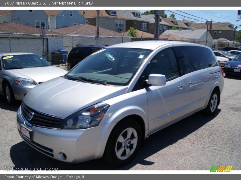 Silver Mist Metallic / Gray 2007 Nissan Quest 3.5