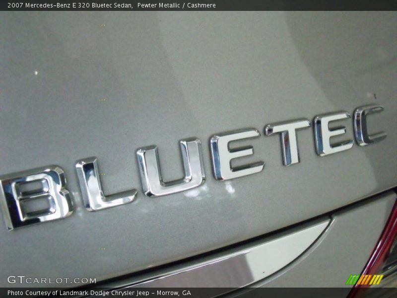 Pewter Metallic / Cashmere 2007 Mercedes-Benz E 320 Bluetec Sedan