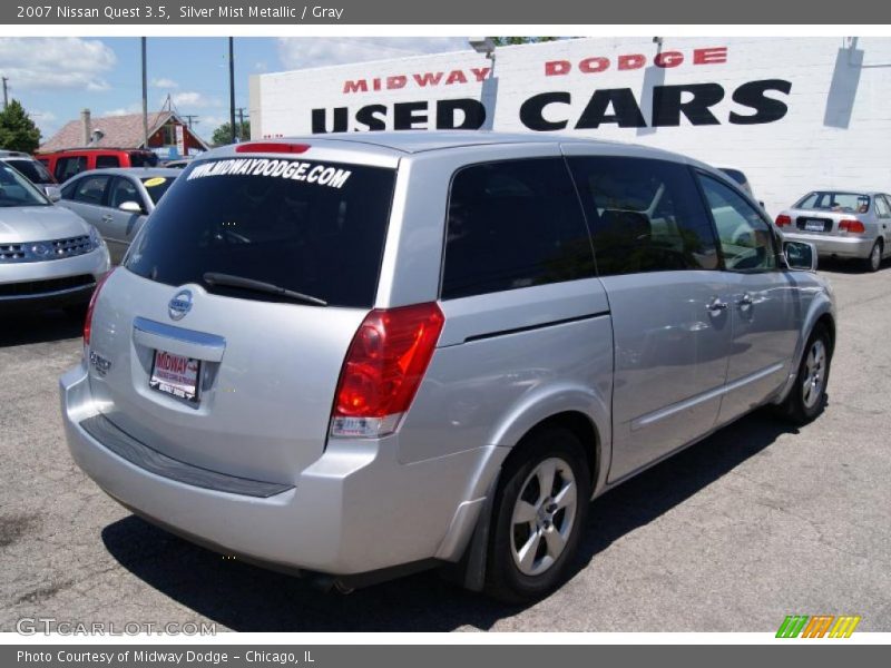 Silver Mist Metallic / Gray 2007 Nissan Quest 3.5
