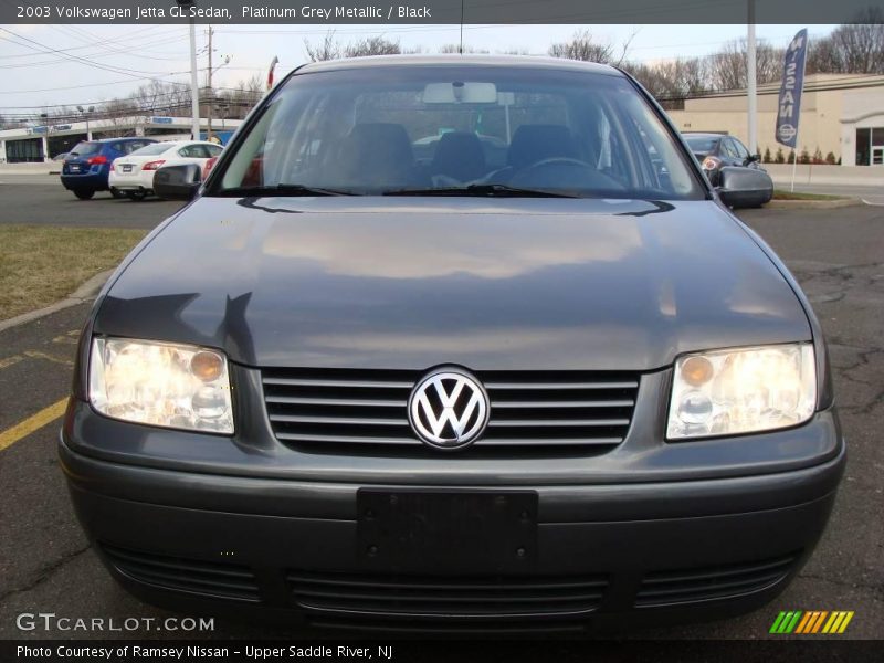 Platinum Grey Metallic / Black 2003 Volkswagen Jetta GL Sedan