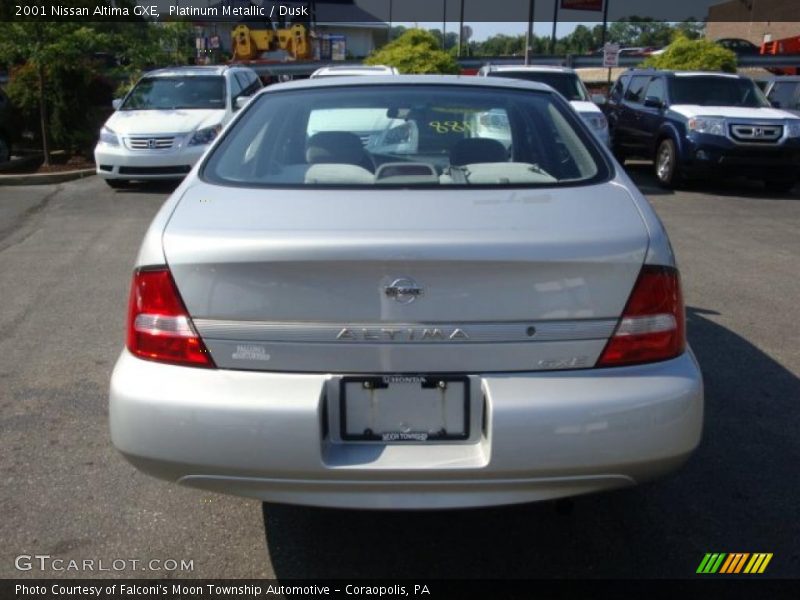 Platinum Metallic / Dusk 2001 Nissan Altima GXE