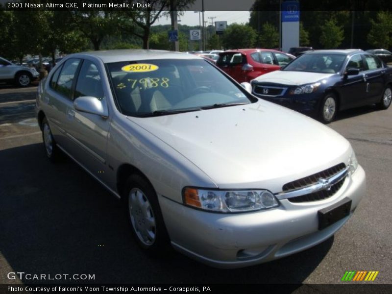 Platinum Metallic / Dusk 2001 Nissan Altima GXE