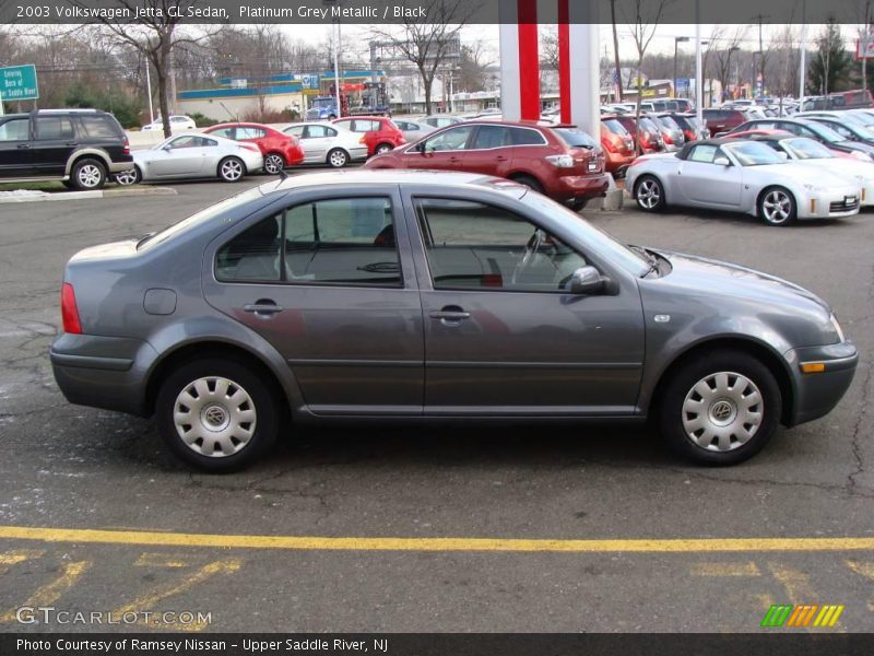 Platinum Grey Metallic / Black 2003 Volkswagen Jetta GL Sedan