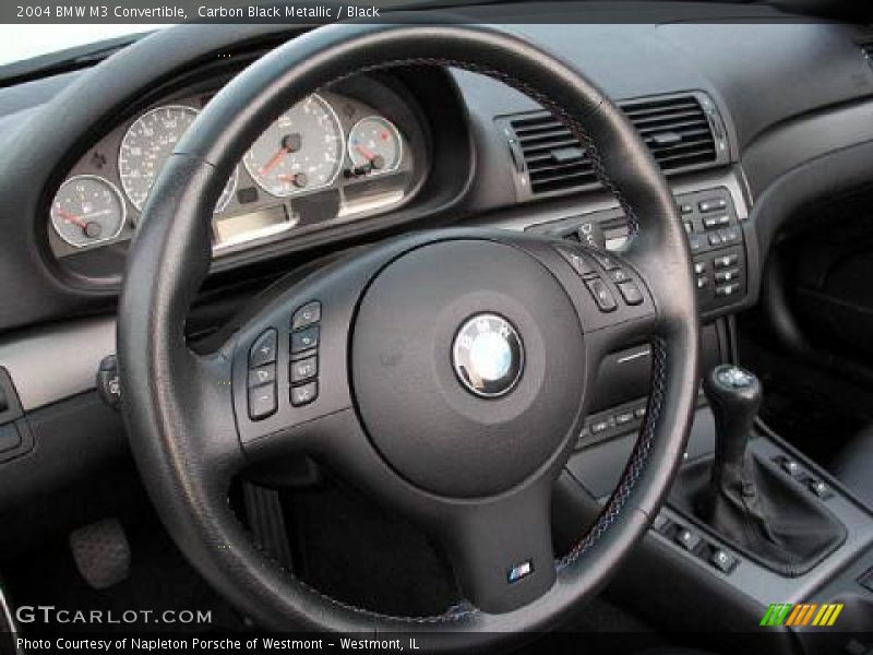 Carbon Black Metallic / Black 2004 BMW M3 Convertible