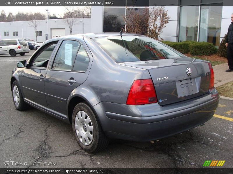 Platinum Grey Metallic / Black 2003 Volkswagen Jetta GL Sedan