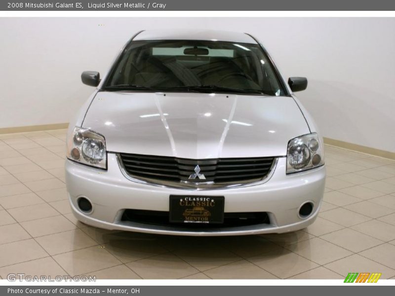 Liquid Silver Metallic / Gray 2008 Mitsubishi Galant ES