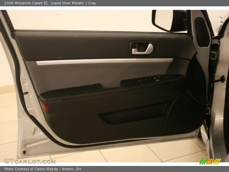 Liquid Silver Metallic / Gray 2008 Mitsubishi Galant ES