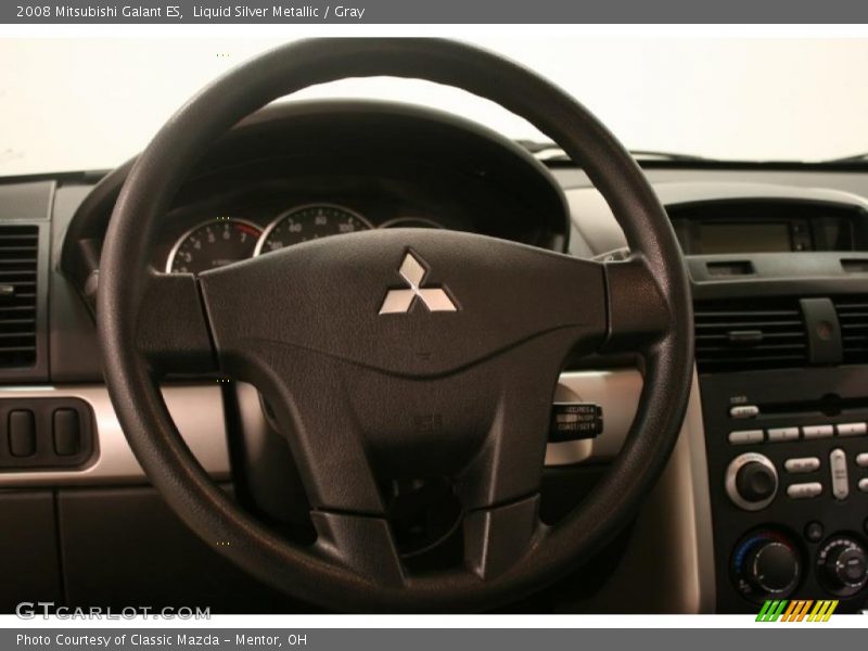 Liquid Silver Metallic / Gray 2008 Mitsubishi Galant ES