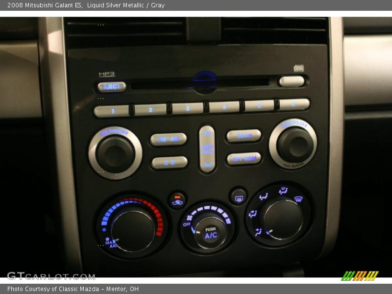Liquid Silver Metallic / Gray 2008 Mitsubishi Galant ES