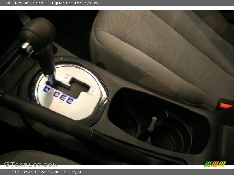 Liquid Silver Metallic / Gray 2008 Mitsubishi Galant ES