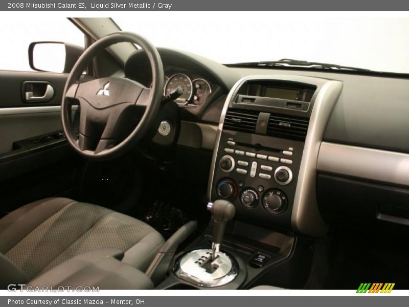 Liquid Silver Metallic / Gray 2008 Mitsubishi Galant ES
