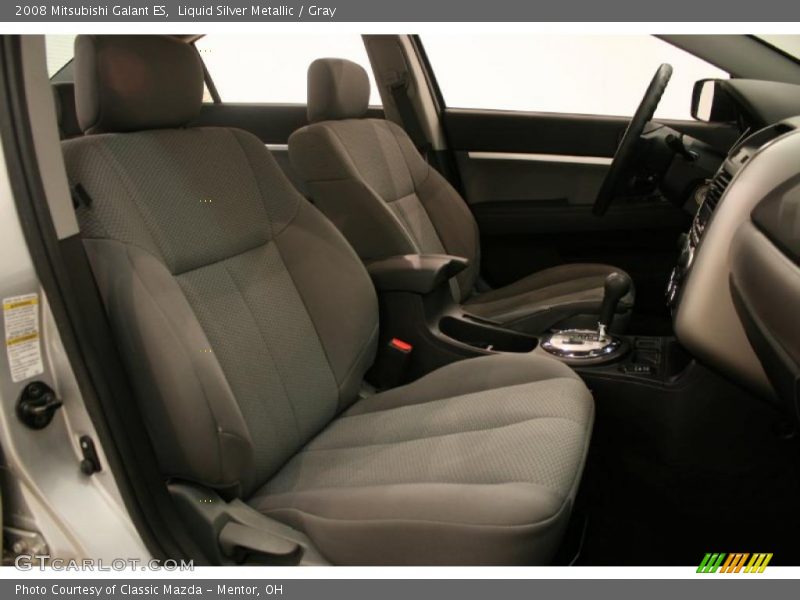 Liquid Silver Metallic / Gray 2008 Mitsubishi Galant ES
