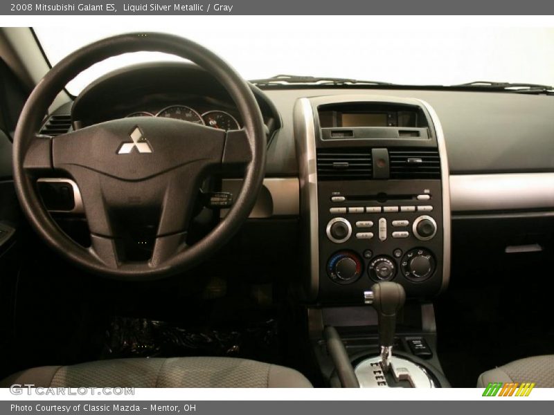 Liquid Silver Metallic / Gray 2008 Mitsubishi Galant ES
