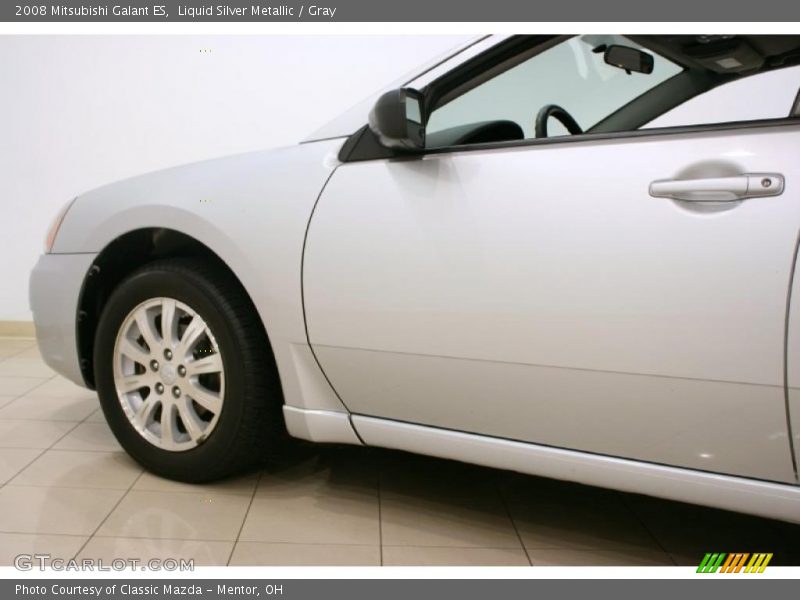 Liquid Silver Metallic / Gray 2008 Mitsubishi Galant ES