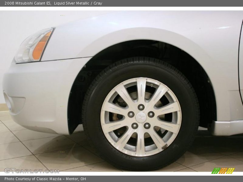 Liquid Silver Metallic / Gray 2008 Mitsubishi Galant ES