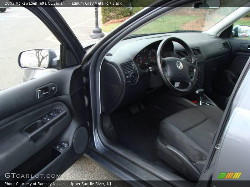 Platinum Grey Metallic / Black 2003 Volkswagen Jetta GL Sedan