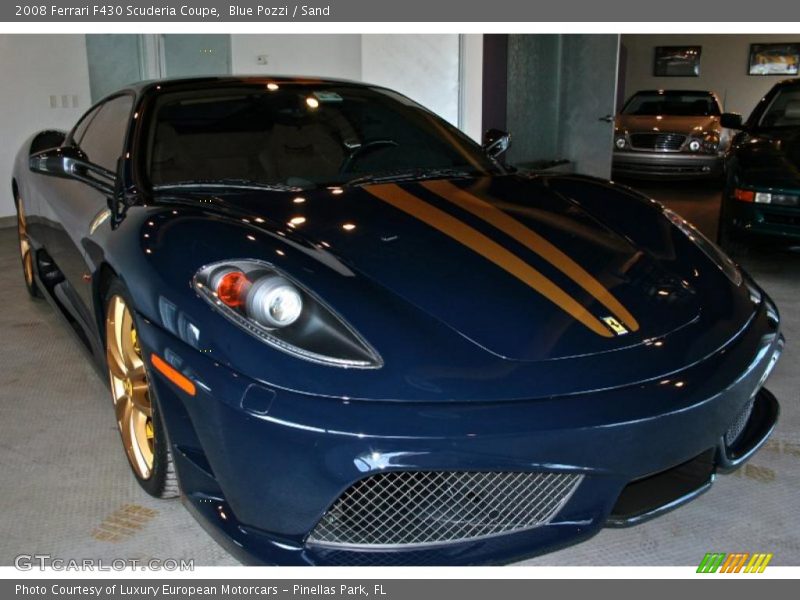 Blue Pozzi / Sand 2008 Ferrari F430 Scuderia Coupe