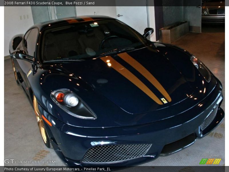 Blue Pozzi / Sand 2008 Ferrari F430 Scuderia Coupe