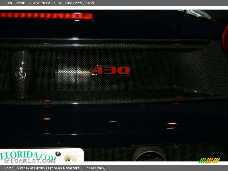 Blue Pozzi / Sand 2008 Ferrari F430 Scuderia Coupe
