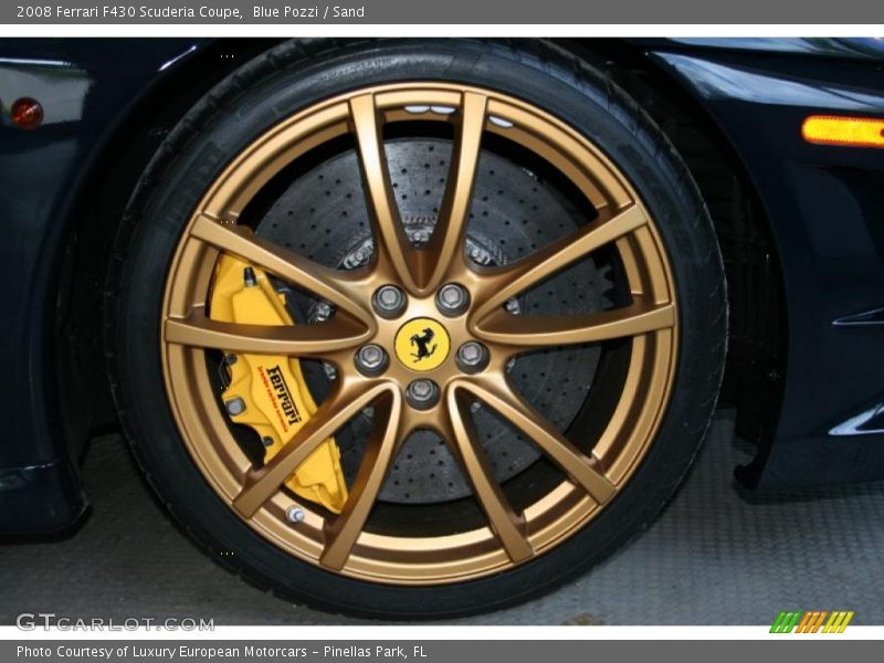 Blue Pozzi / Sand 2008 Ferrari F430 Scuderia Coupe