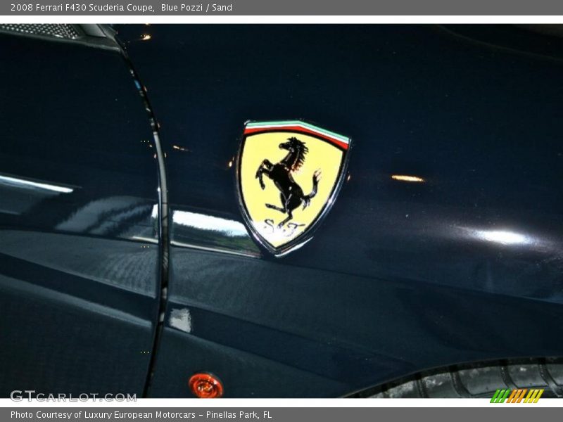 Blue Pozzi / Sand 2008 Ferrari F430 Scuderia Coupe