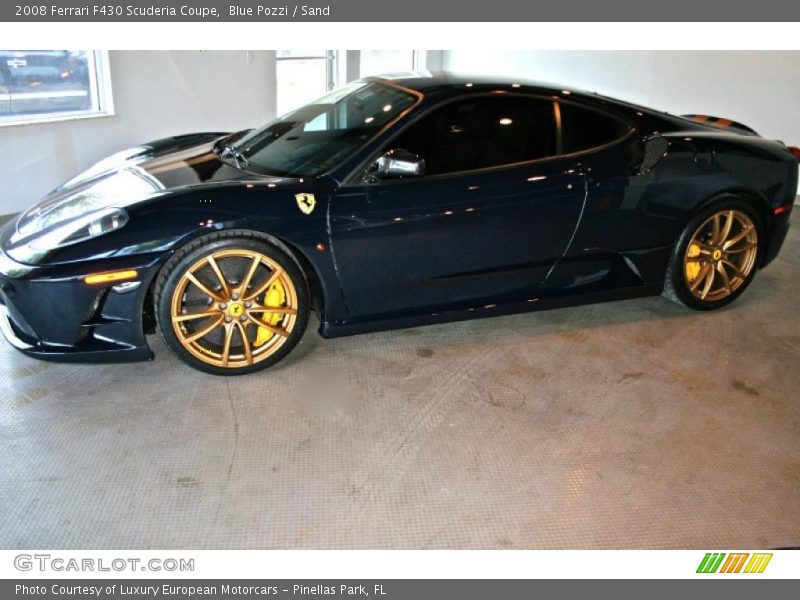 Blue Pozzi / Sand 2008 Ferrari F430 Scuderia Coupe