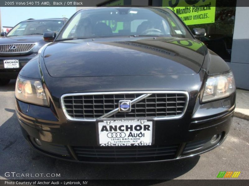 Black / Off Black 2005 Volvo S40 T5 AWD