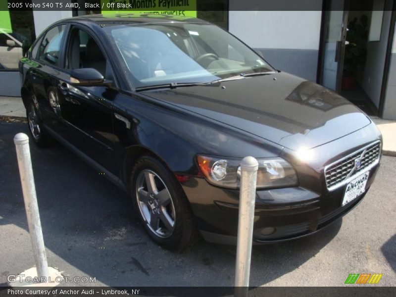 Black / Off Black 2005 Volvo S40 T5 AWD
