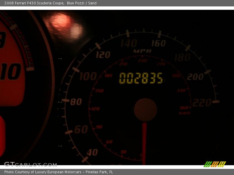 Blue Pozzi / Sand 2008 Ferrari F430 Scuderia Coupe