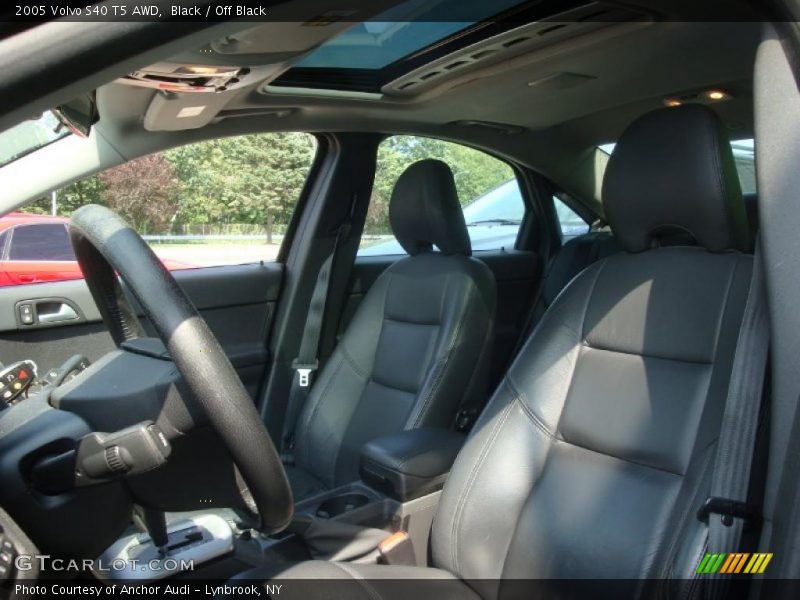 Black / Off Black 2005 Volvo S40 T5 AWD