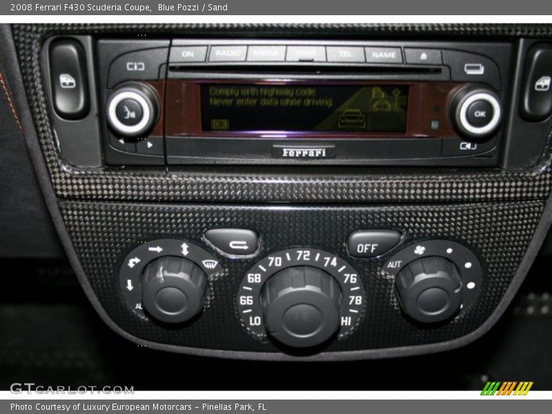 Blue Pozzi / Sand 2008 Ferrari F430 Scuderia Coupe
