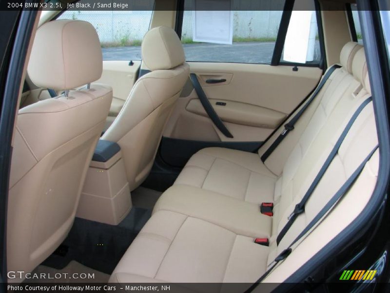 Jet Black / Sand Beige 2004 BMW X3 2.5i