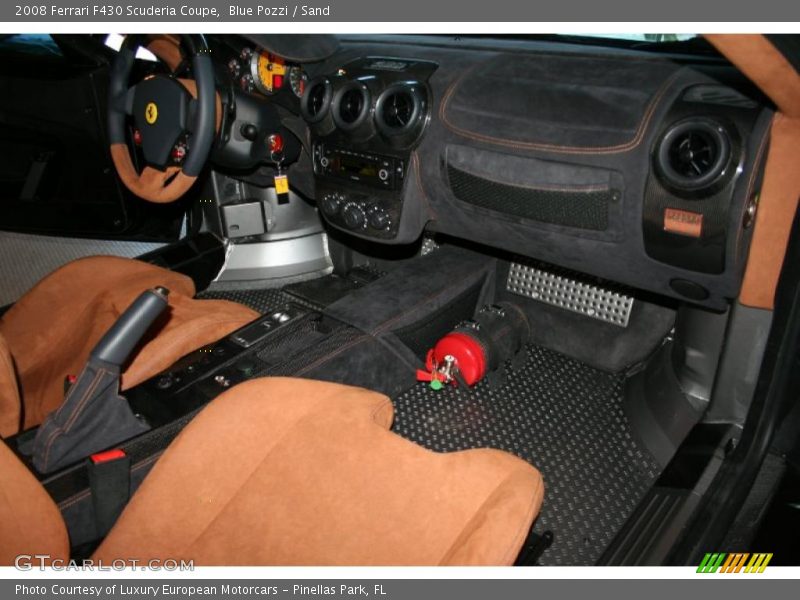 Blue Pozzi / Sand 2008 Ferrari F430 Scuderia Coupe