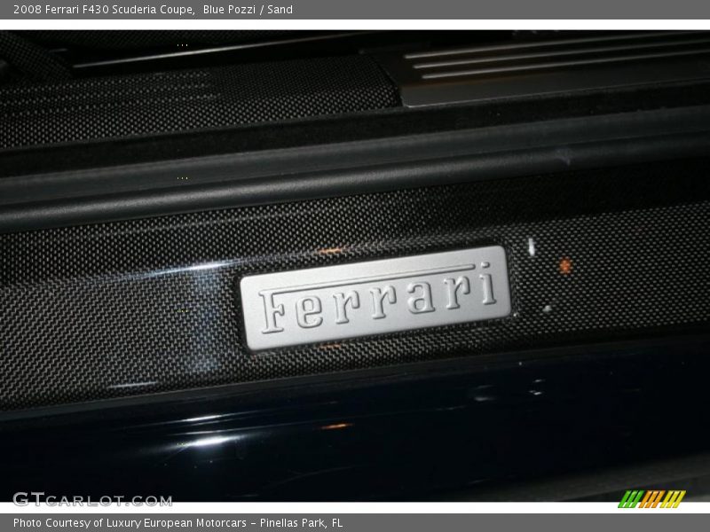 Blue Pozzi / Sand 2008 Ferrari F430 Scuderia Coupe