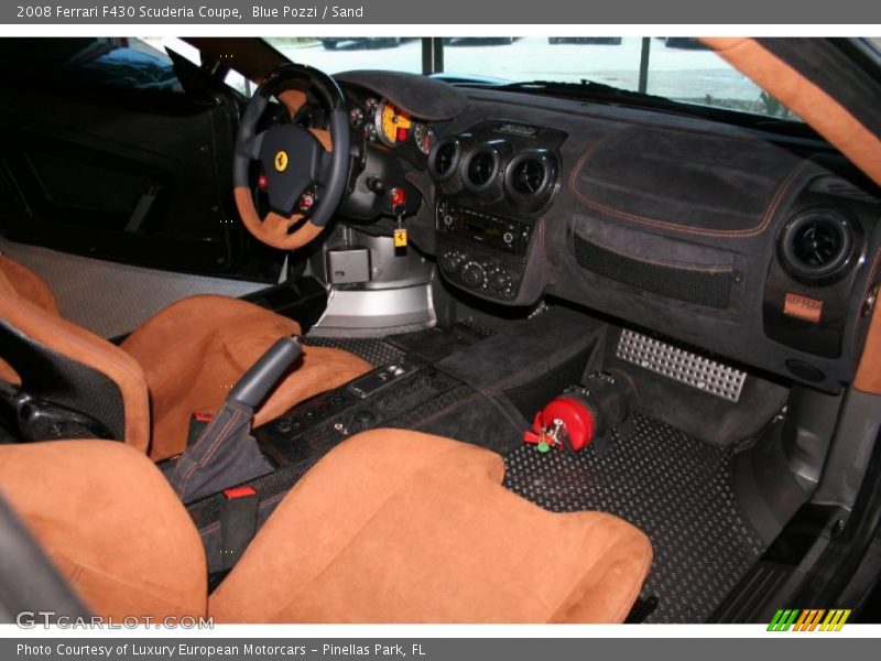 Blue Pozzi / Sand 2008 Ferrari F430 Scuderia Coupe