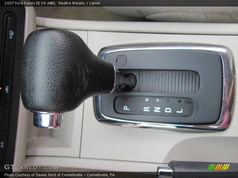 Redfire Metallic / Camel 2007 Ford Fusion SE V6 AWD
