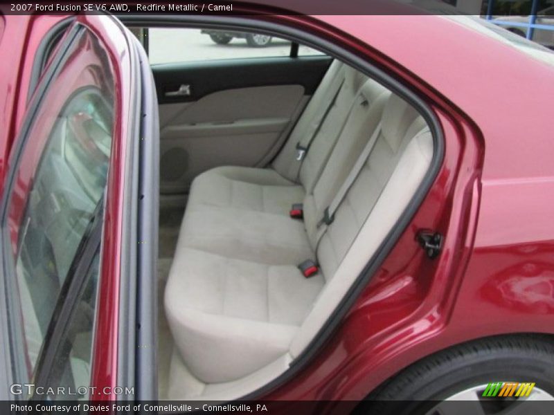 Redfire Metallic / Camel 2007 Ford Fusion SE V6 AWD