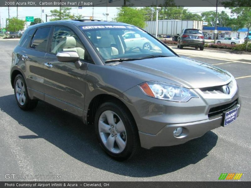 Carbon Bronze Pearl / Taupe 2008 Acura RDX